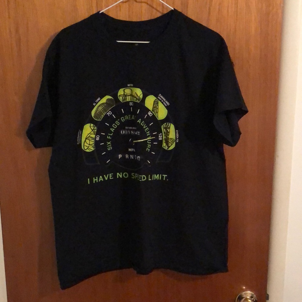 Six Flags Rollercoaster tee